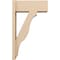 Ekena Millwork 7 1/2-in W x 18-in D x 30-in H Funston Block Rough Cedar Woodgrain TimberThane Outlooker, Primed Tan OUTUR075X18X30FST44RCPR - alternate 6